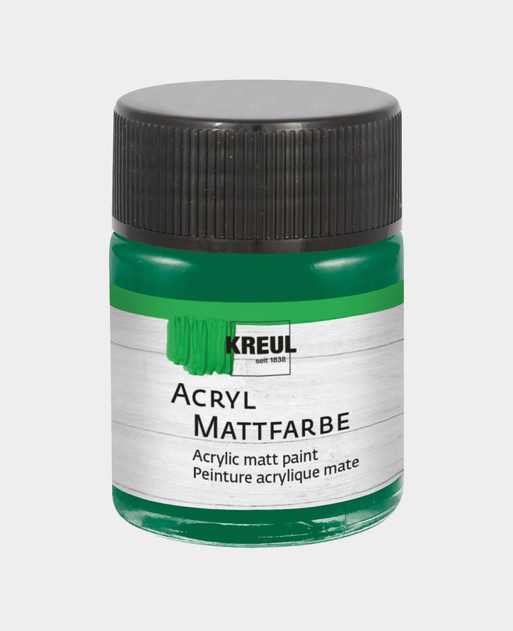 KREUL Acrylic Matt Paint, Green, 50 ml