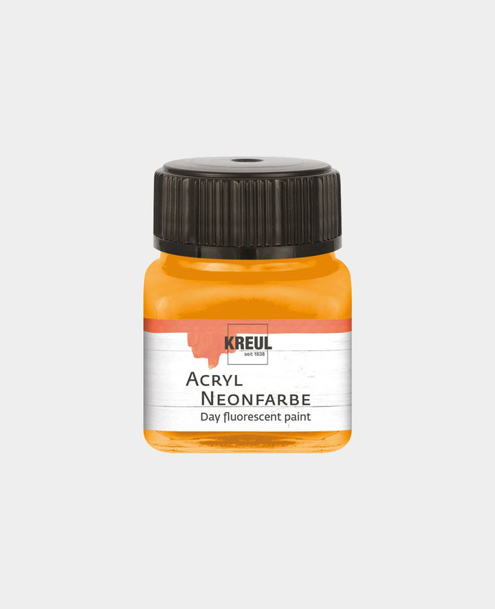 KREUL Acryl Neonfarbe, Neonorange, 20 ml