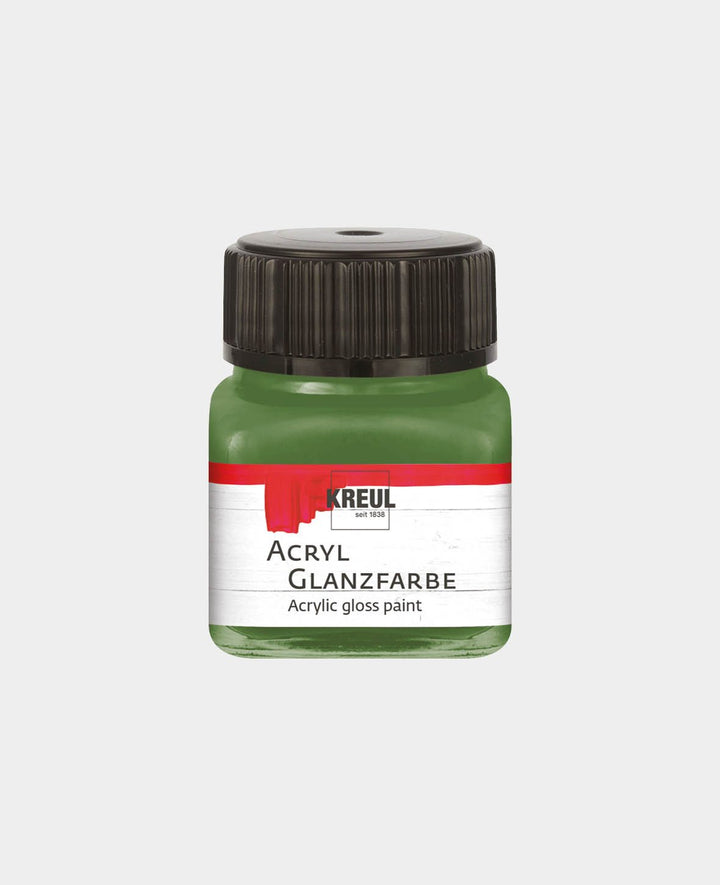 KREUL Acrylic Gloss Paint Olive Green 20 ml