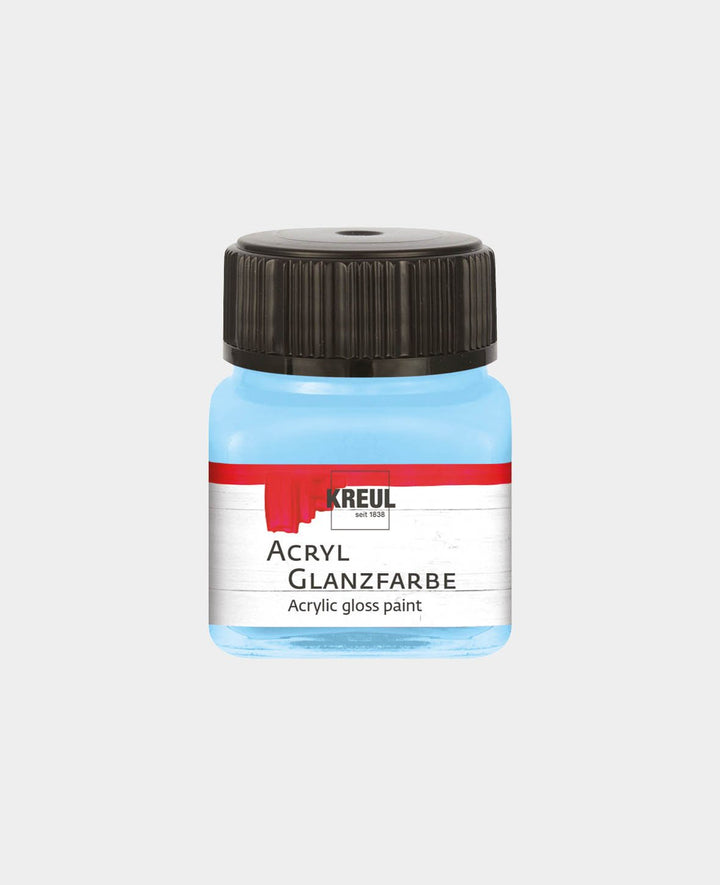 KREUL Acryl Glanzfarbe Hellblau 20 ml
