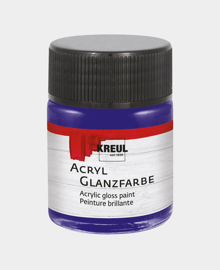 KREUL Acryl Glanzfarbe Dunkelblau 50 ml