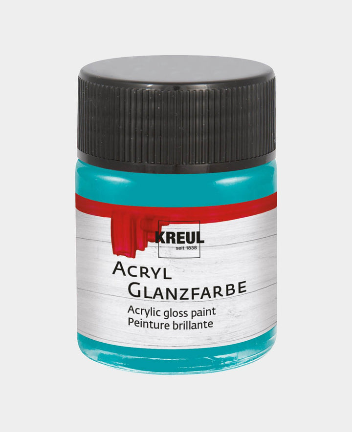 KREUL Acryl Glanzfarbe Türkis 50 ml