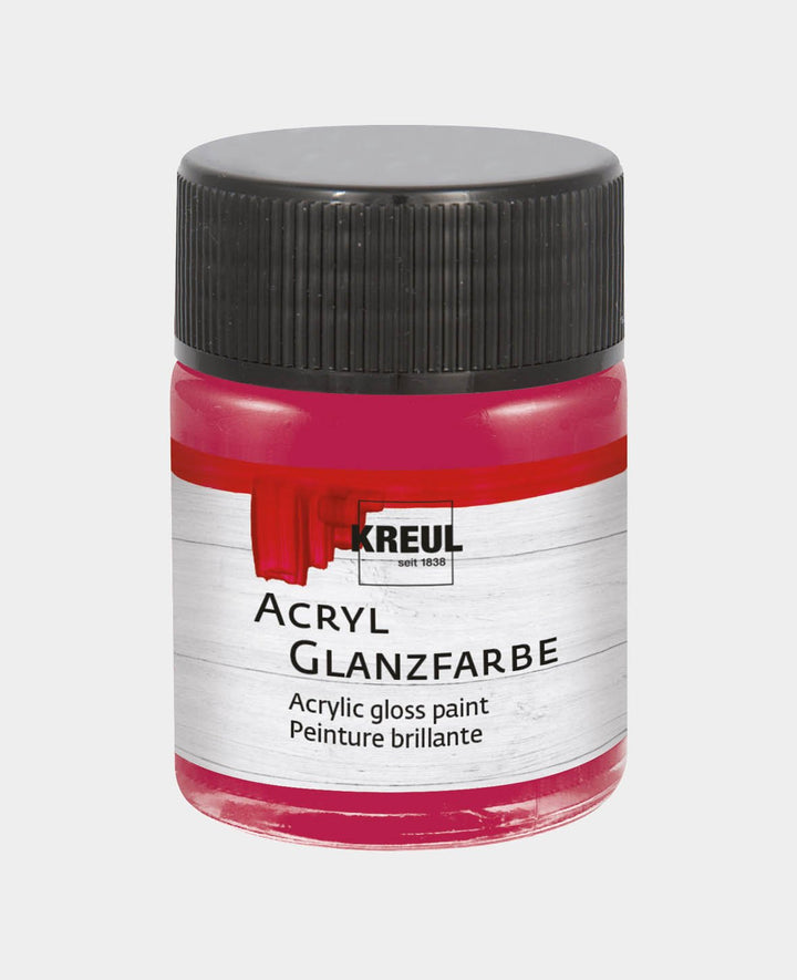KREUL Acryl Glanzfarbe Bordeaux 50 ml