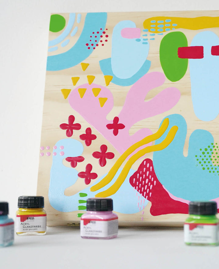 KREUL Peintures acryliques brillantes Set Color Living 6 x 20 ml