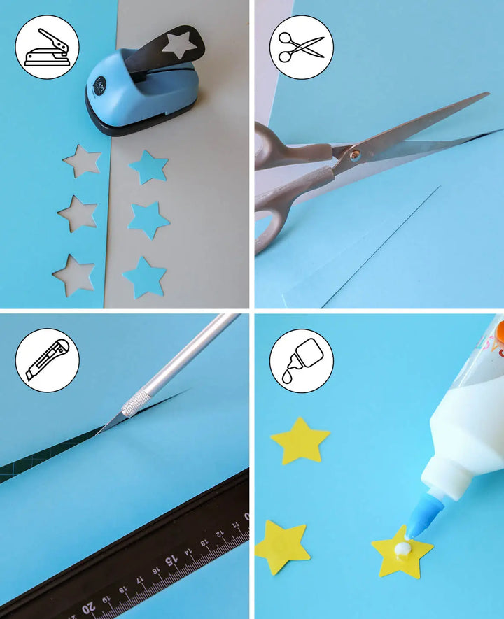 Cardboard mailer, Light Blue, 210 x 297 mm, A4, 5 pcs.