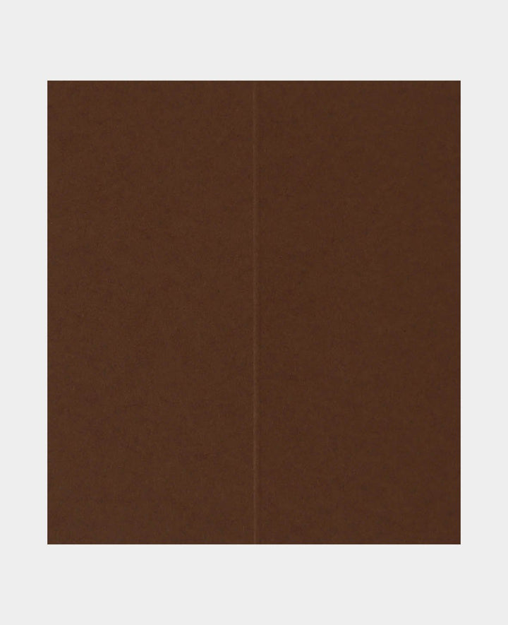 Marque-places, Brun chocolat, 89 x 100 mm, 240 g/m², 5 pièces