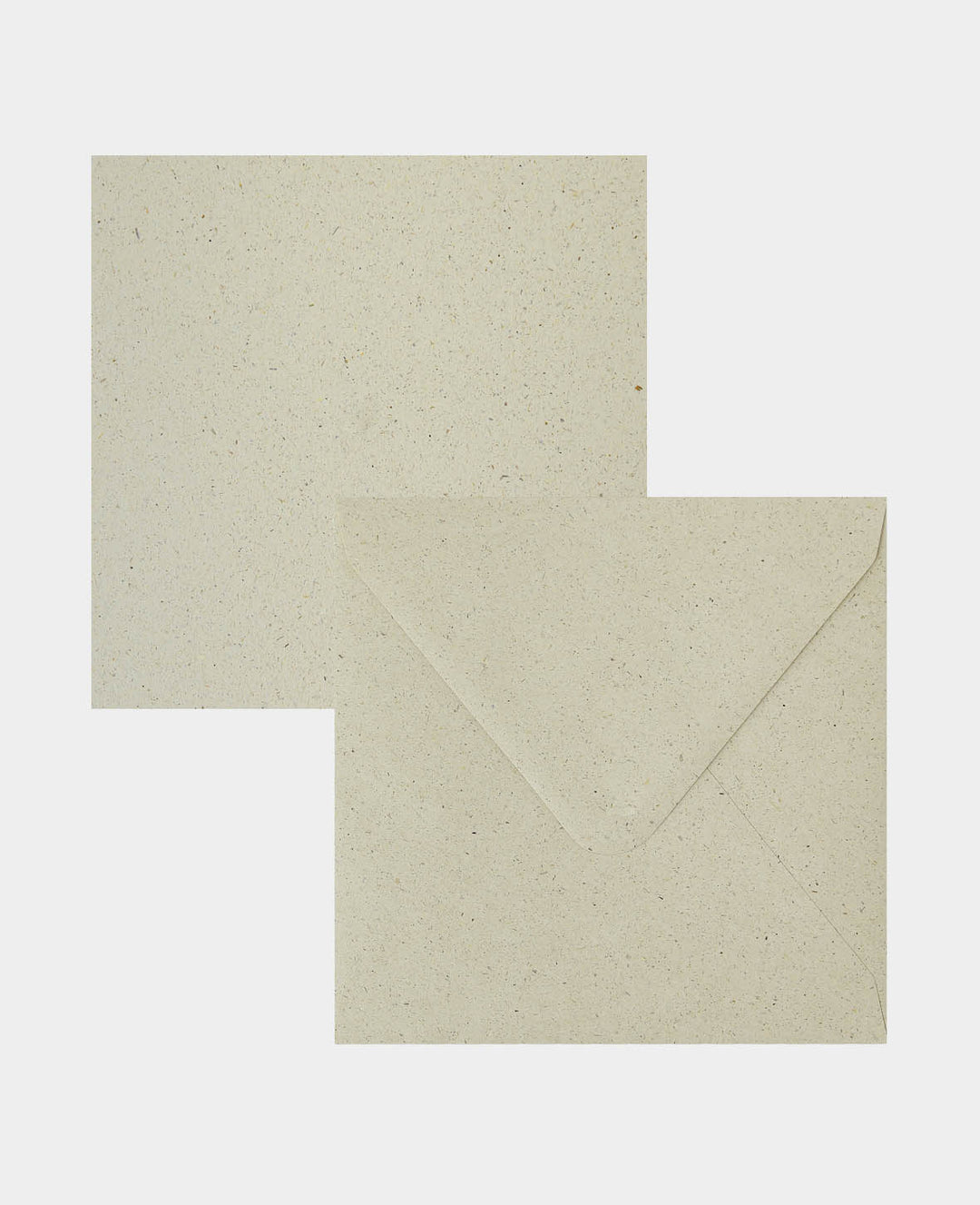 Cards &amp; Envelopes Set, Natural, 152 x 152 mm &amp; 160 x 160 mm, 200 &amp; 120 gsm, 5 pieces each