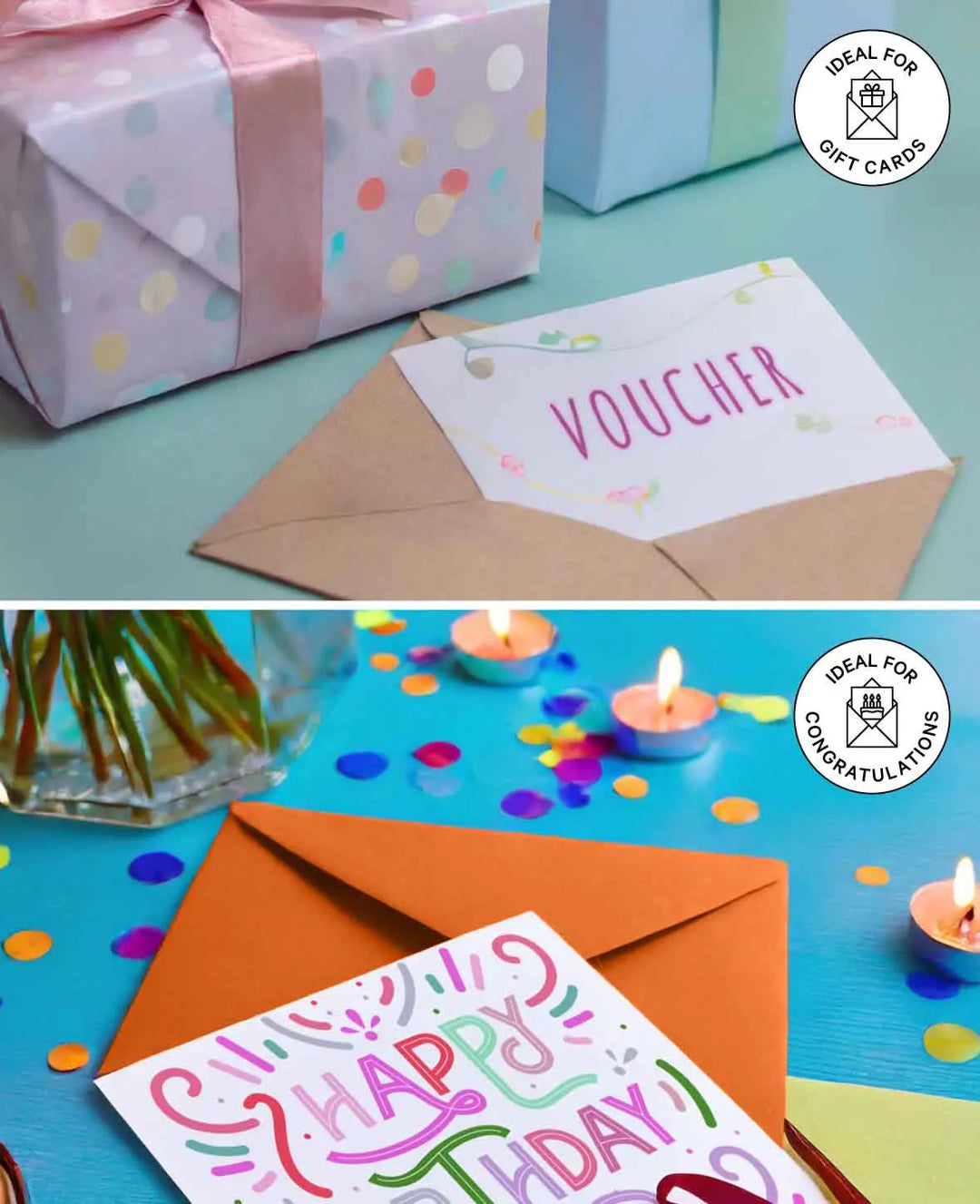Envelope, Gold Yellow, C6, 120 gsm, 5 pieces