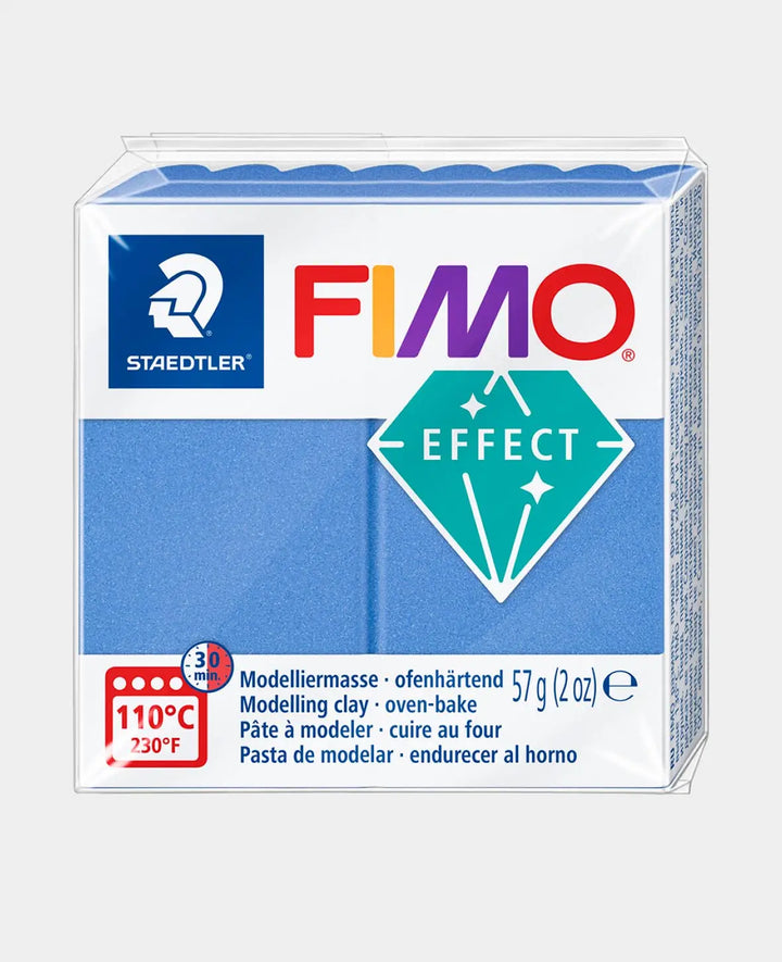 FIMO® effect Standard block, Metallic Blue