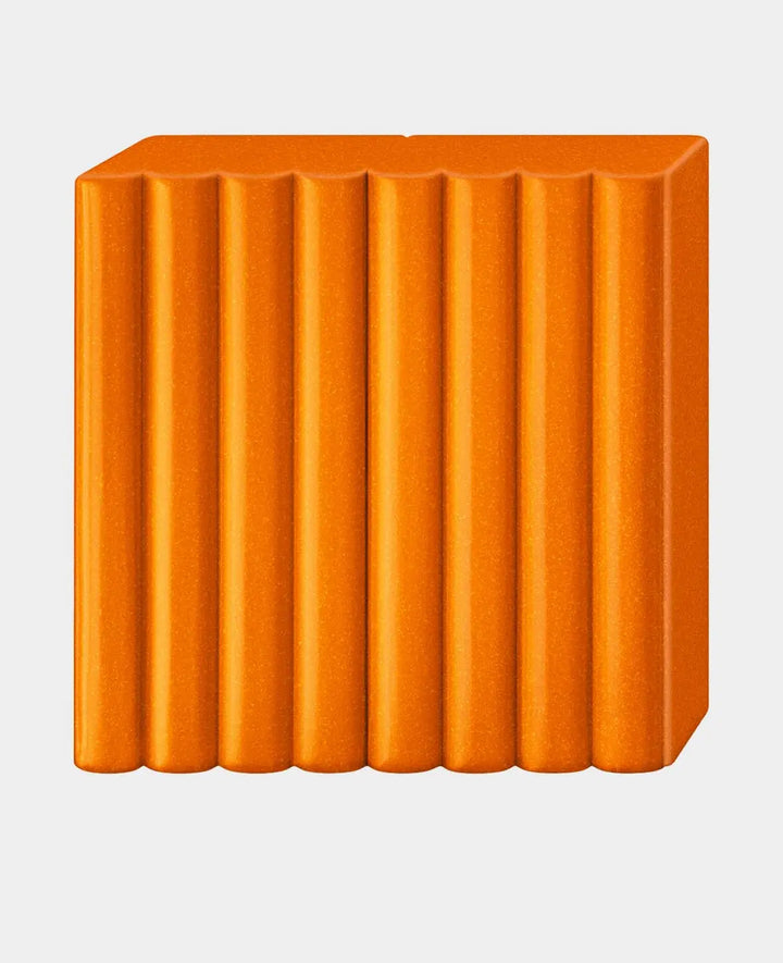 FIMO® Effect Standard Block, Metallic Orange