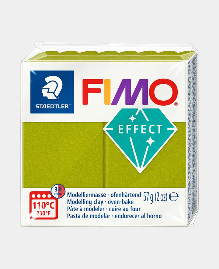 FIMO® effect Normalblock, Metallic Grün