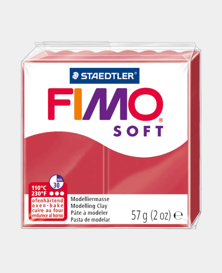 FIMO® soft standard block, cherry red