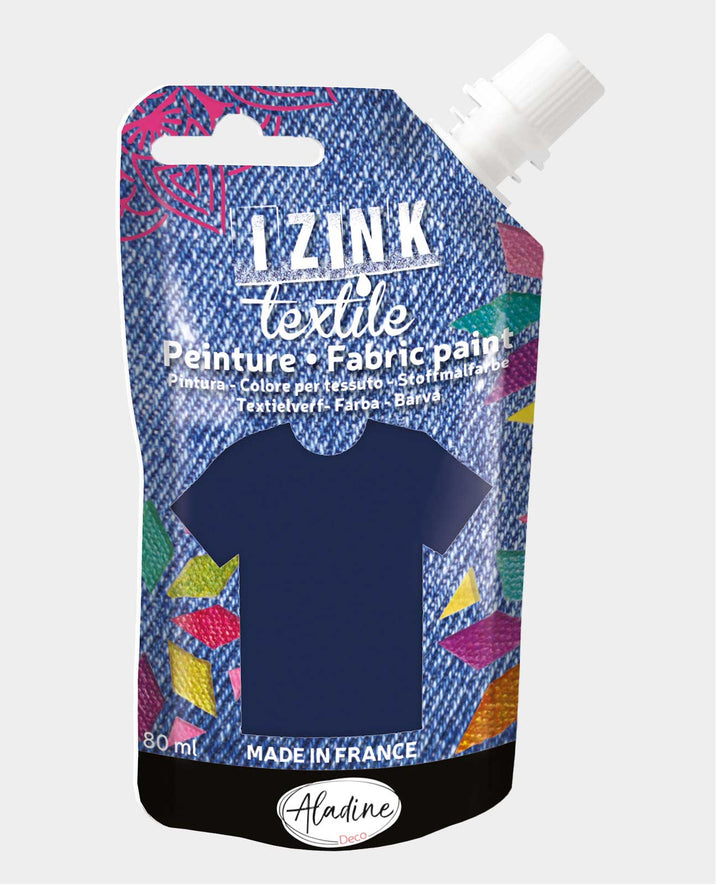 IZINK Textile Dye Jean Blue, 80ml