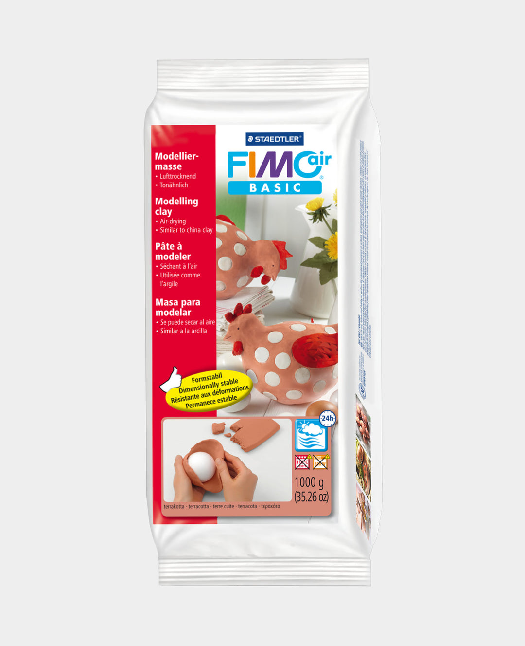 FIMO® air basic 1000 g, terracotta