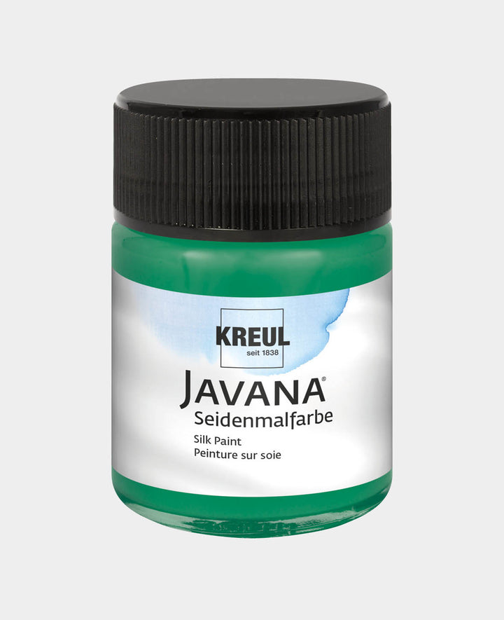 KREUL Javana Silk Paint, Dark Green, 50 ml