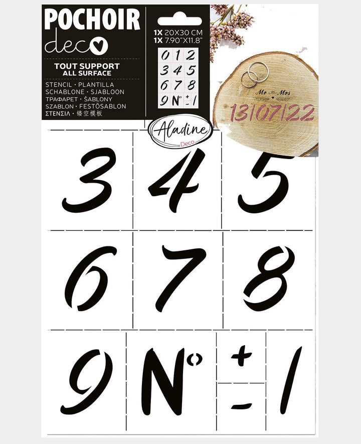Number Stencils