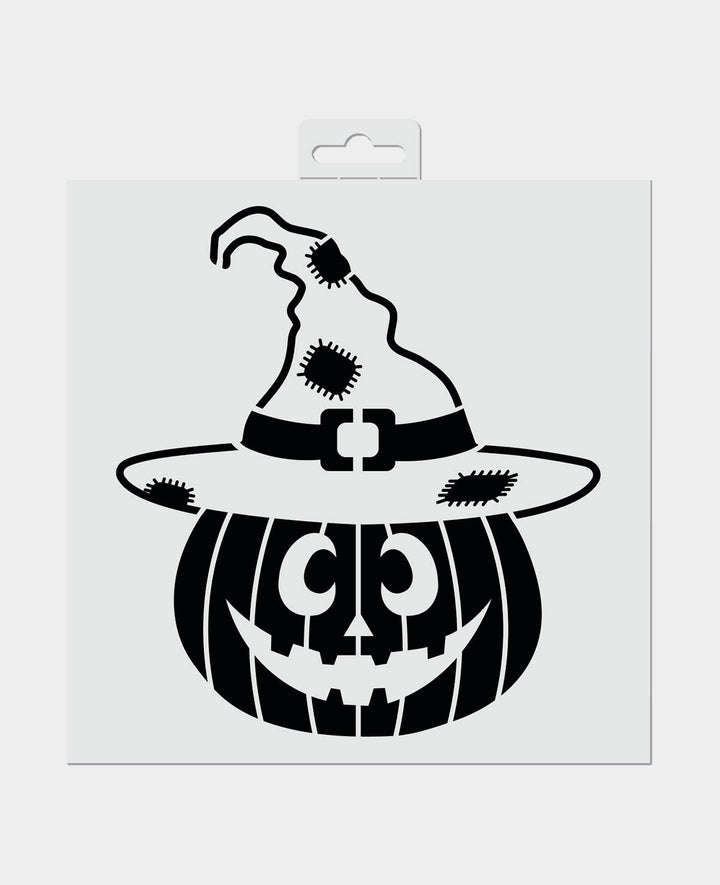 Pumpkin Stencil, 20 x 0.1 x 20 cm, White, 1 pc.