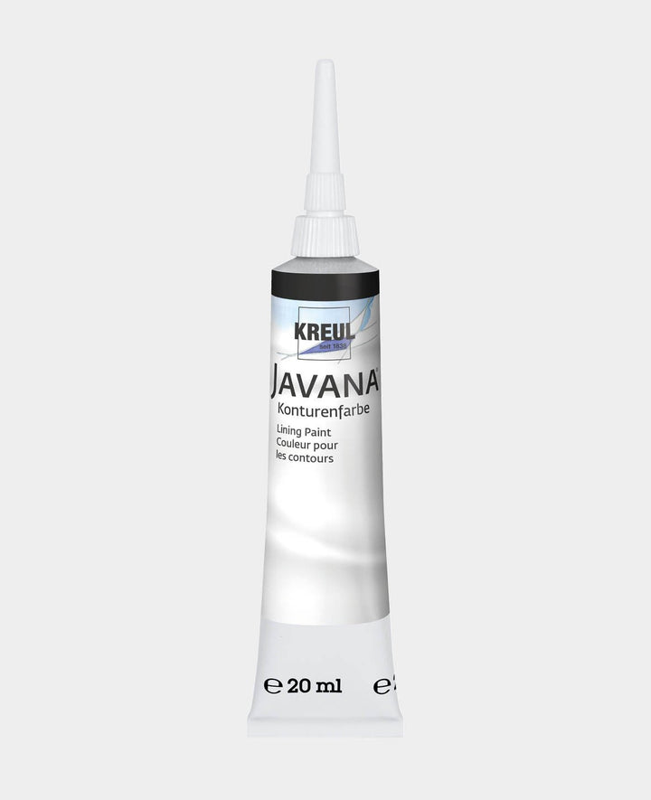 KREUL Javana Peinture Contour, Noir, Tube de 20 ml