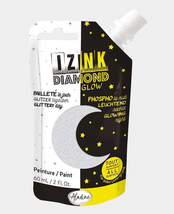 IZINK Diamond Glow silver, 80ml