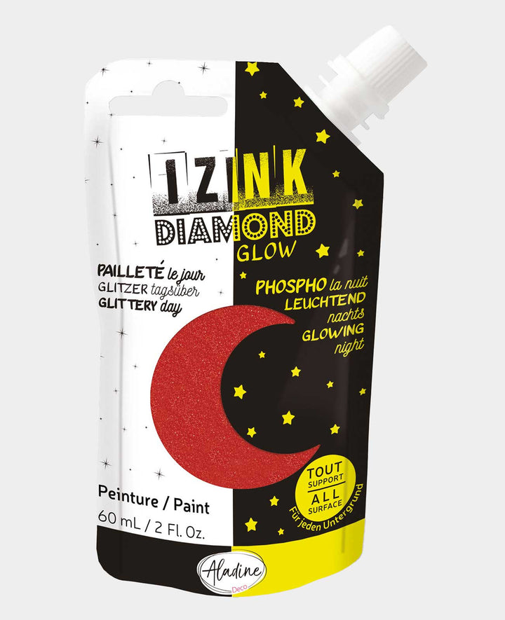 IZINK Diamond Glow rouge, 80ml