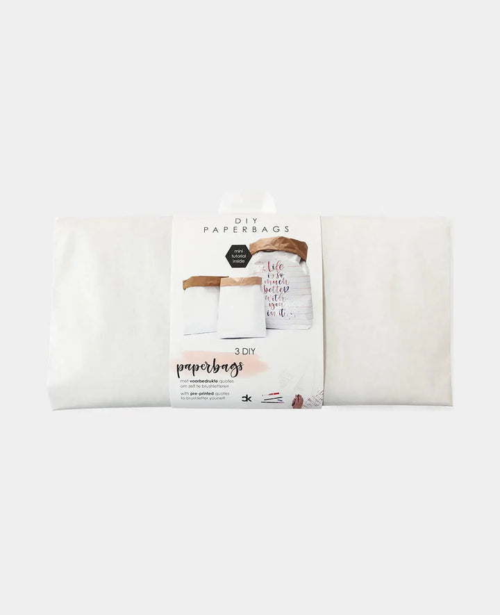 Paper Bag Set of 3, White