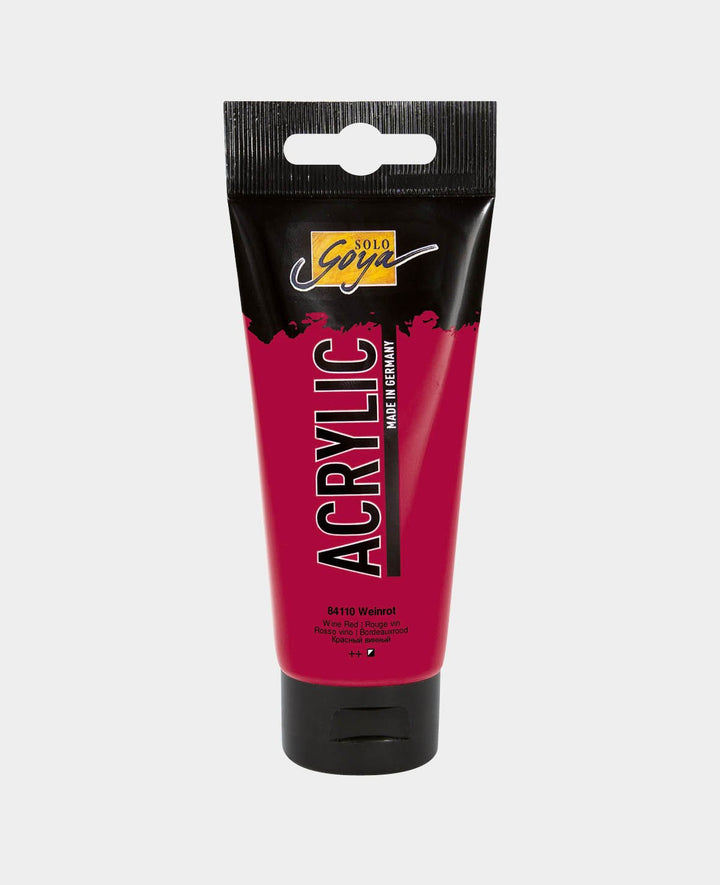 SOLO GOYA Acrylic Paint, Wine Red, 100 ml