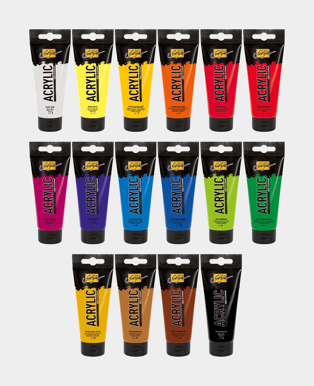 Set de 16 tubes d&