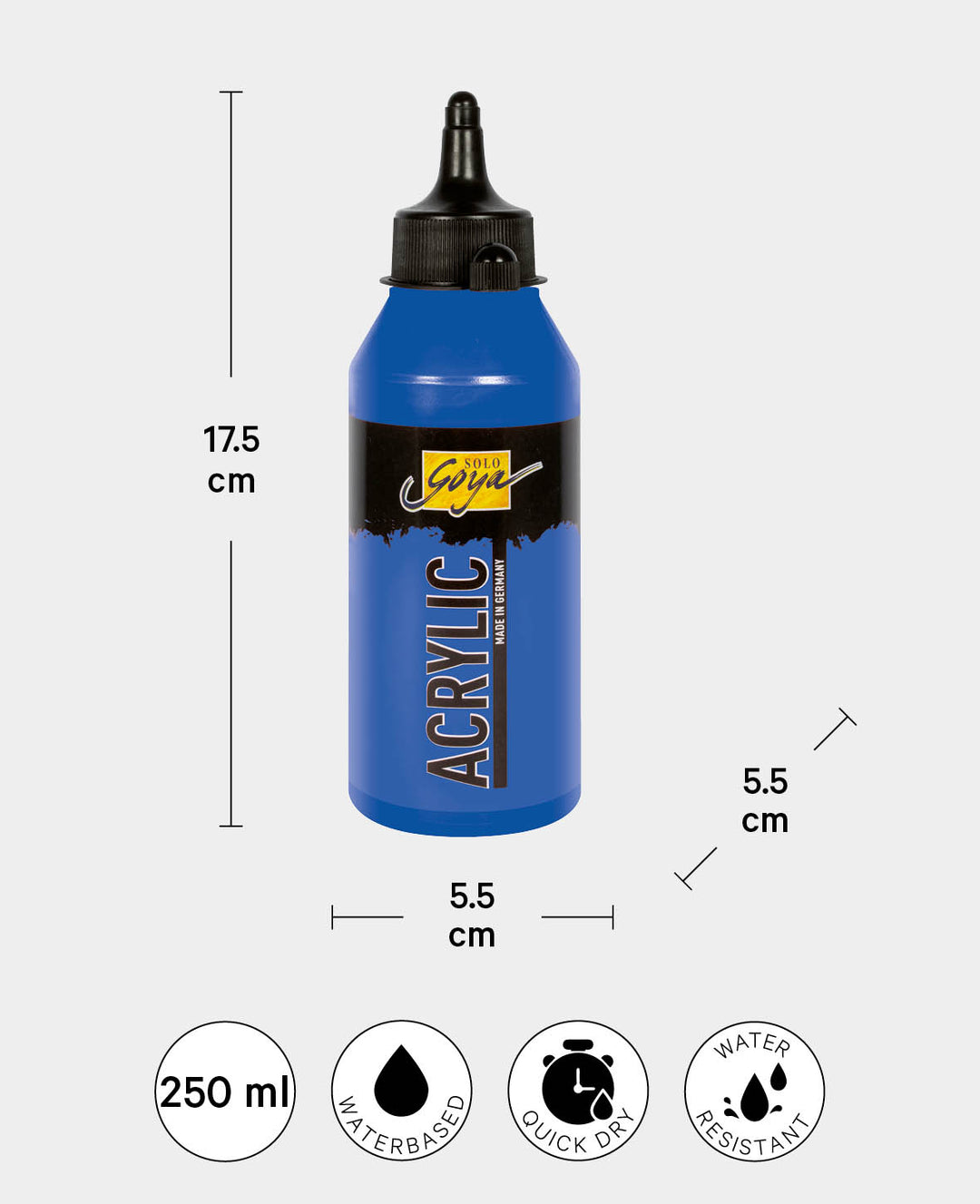 SOLO GOYA Acrylic Paint, Beige, 250 ml