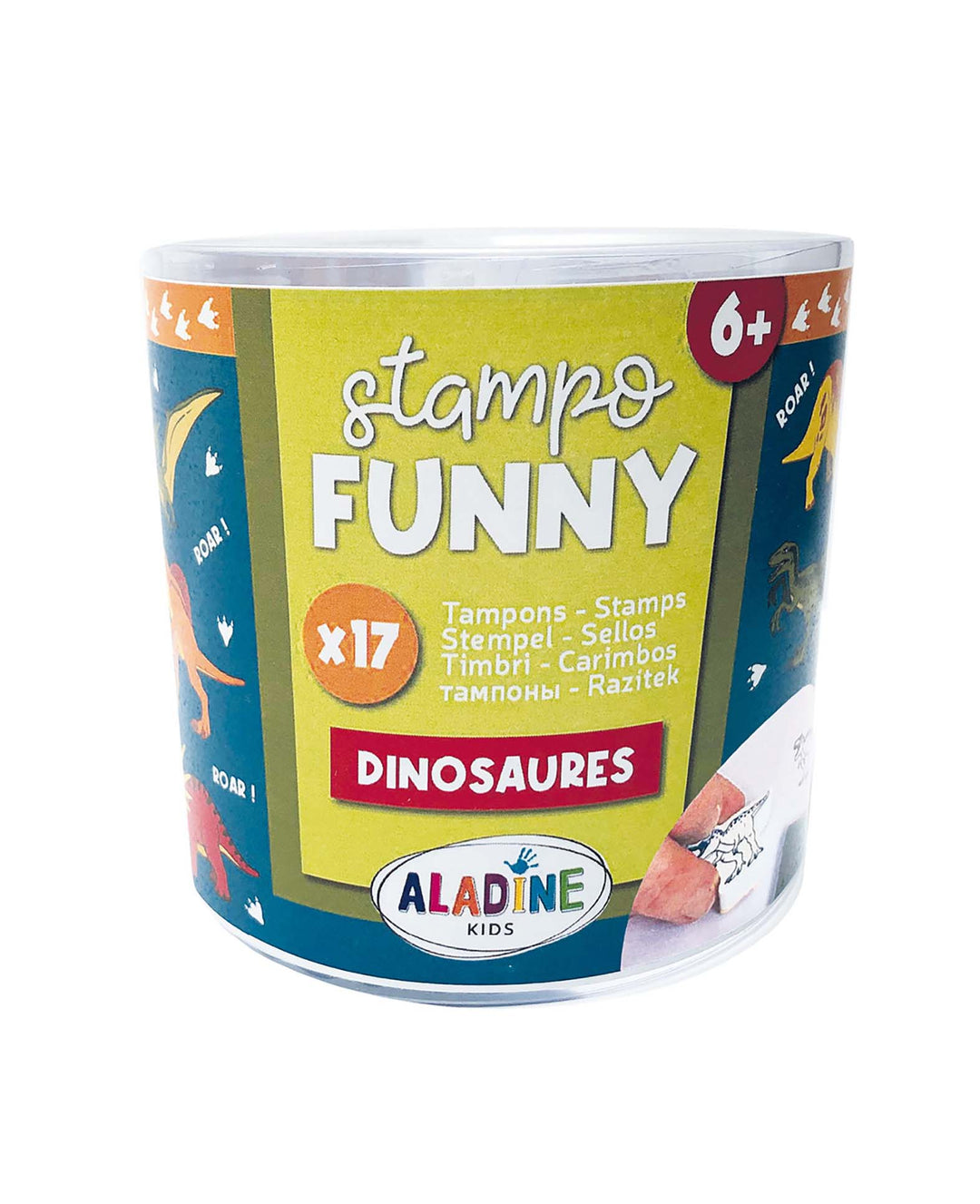 Stempelset Dinosaurier, mit Stempelkissen