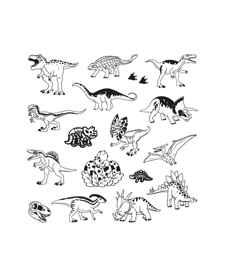 Stempelset Dinosaurier, mit Stempelkissen
