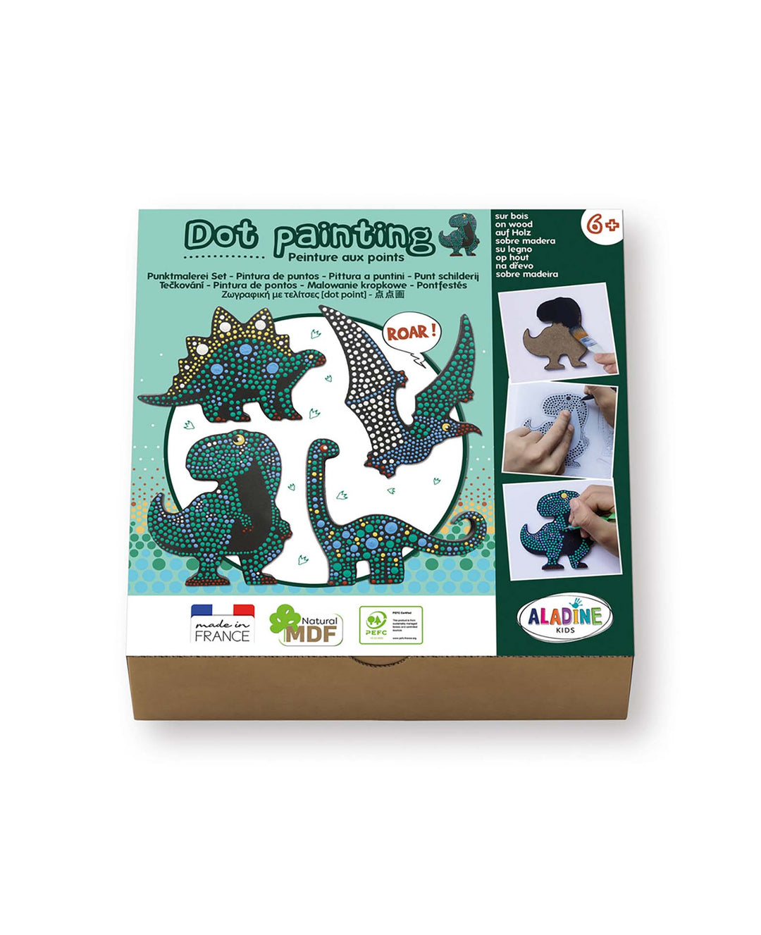 Dot Painting Set Dinosaurier