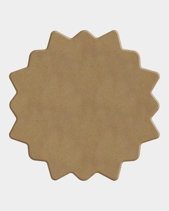 Dot painting MDF shape and stencil 10cm, 2