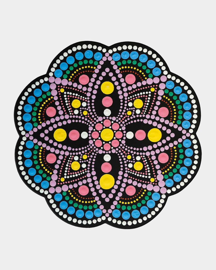 Dot painting MDF Form u.Schablone 20cm, 4