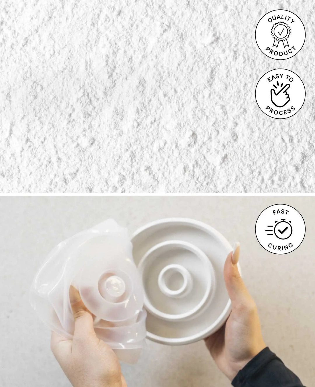 Poudre à couler Edelweiss, blanc, 20 x 1 Kg