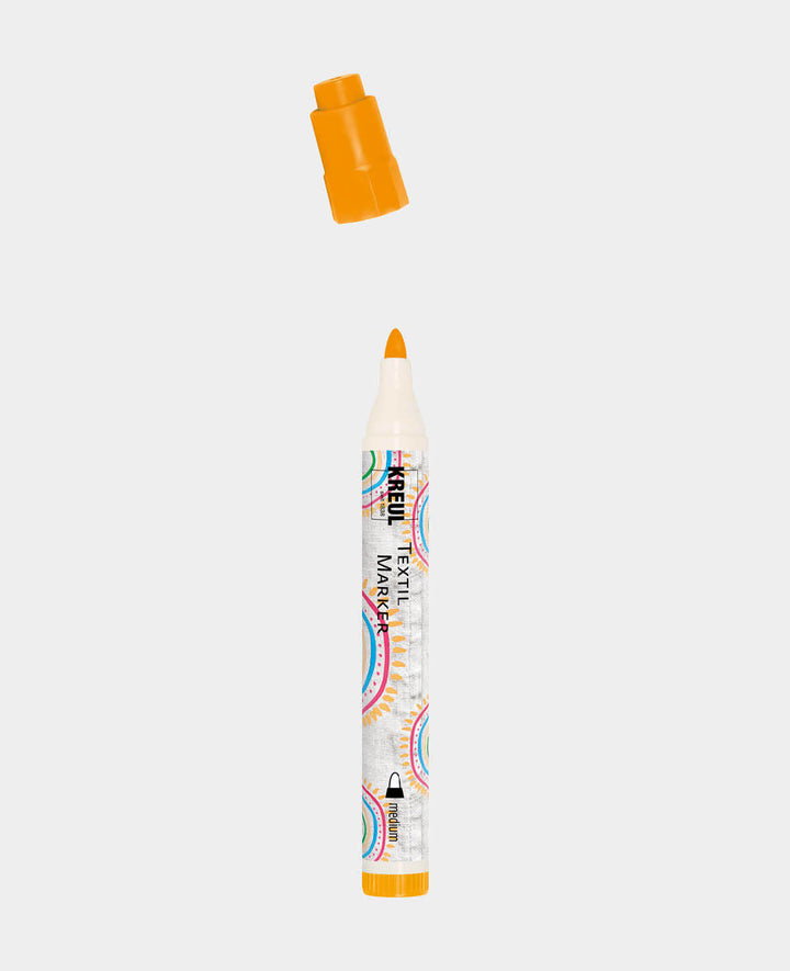 KREUL Javana texi mäx Sunny medium pour tissus clairs orange néon