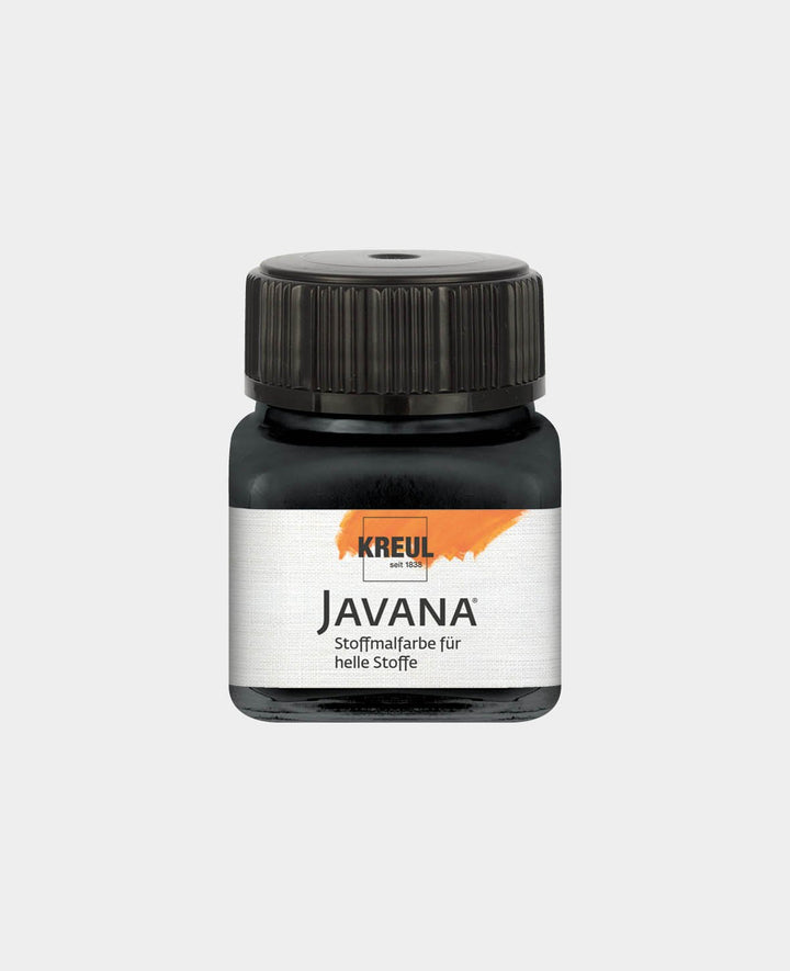 KREUL Javana Fabric Paint for Light Fabrics Black 20 ml