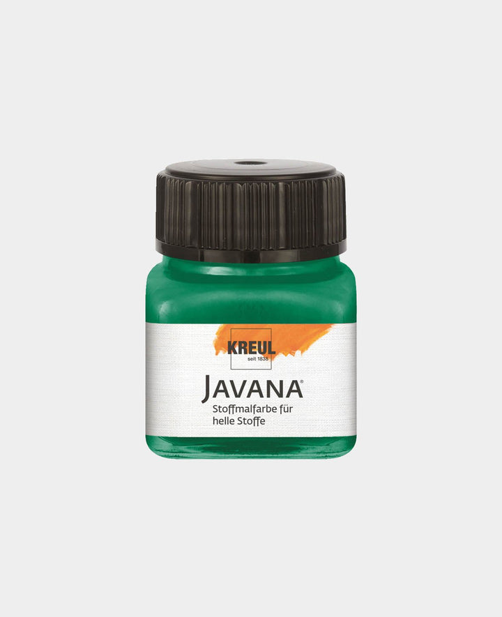 KREUL Javana Fabric Paint for Light-Colored Fabrics Dark Green 20 ml