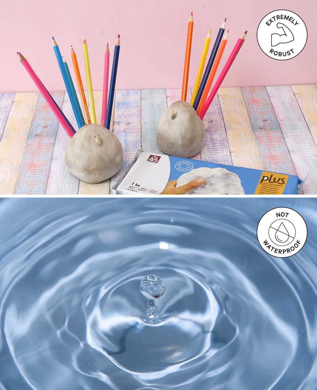 SIO-2 PLUS® Ton, 1 kg, Weiss, 1 Stk.