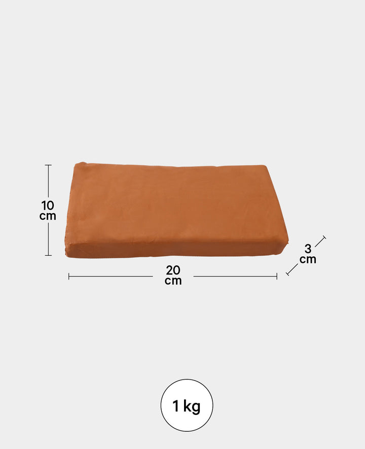 SIO-2 PLUS® Ton terracotta, 1 kg, Braun, 1 Stk.