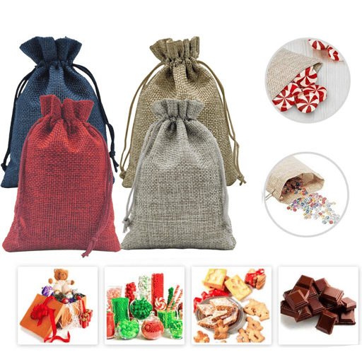 Sachets en jute pour calendrier de l&