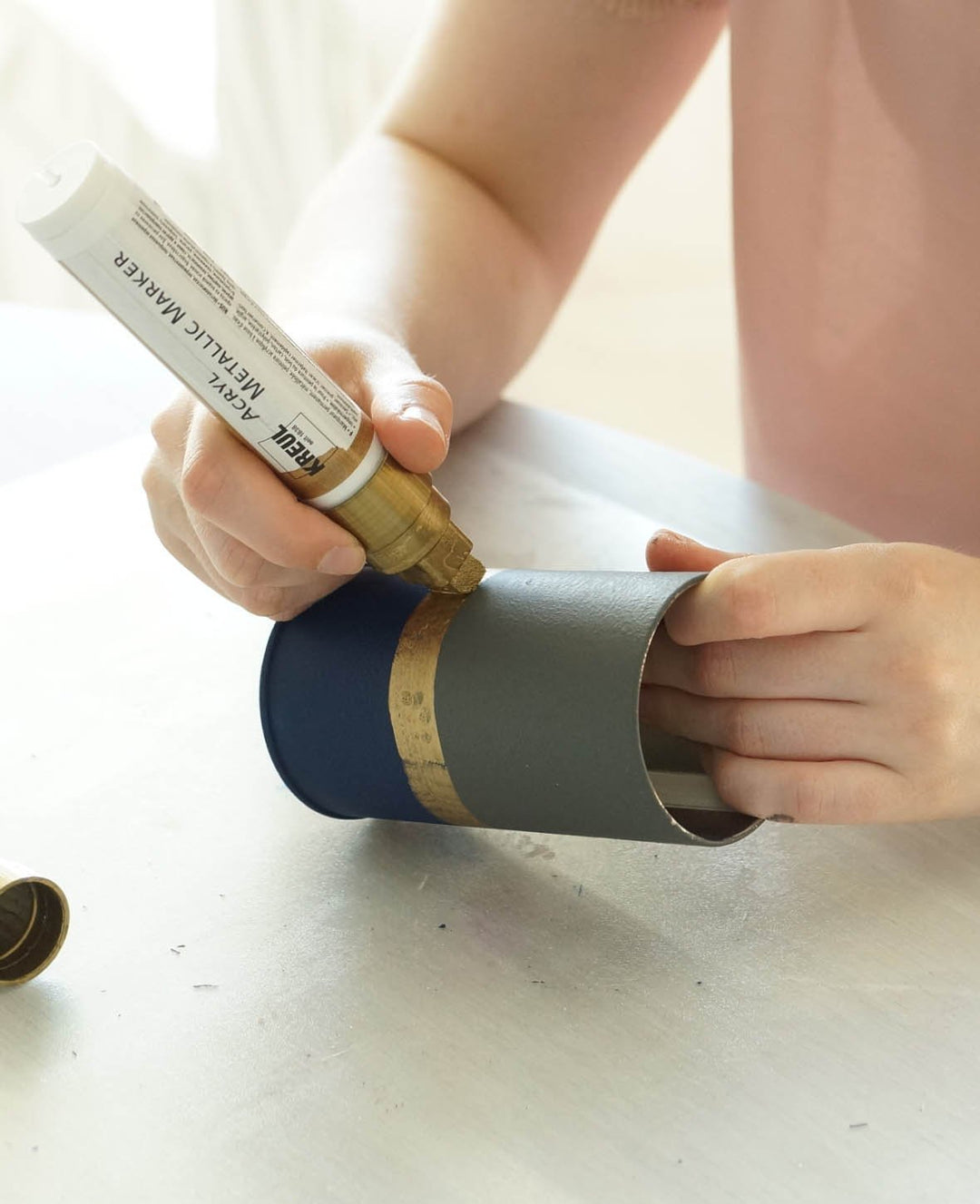 KREUL Marqueur acrylique métallique XXL doré