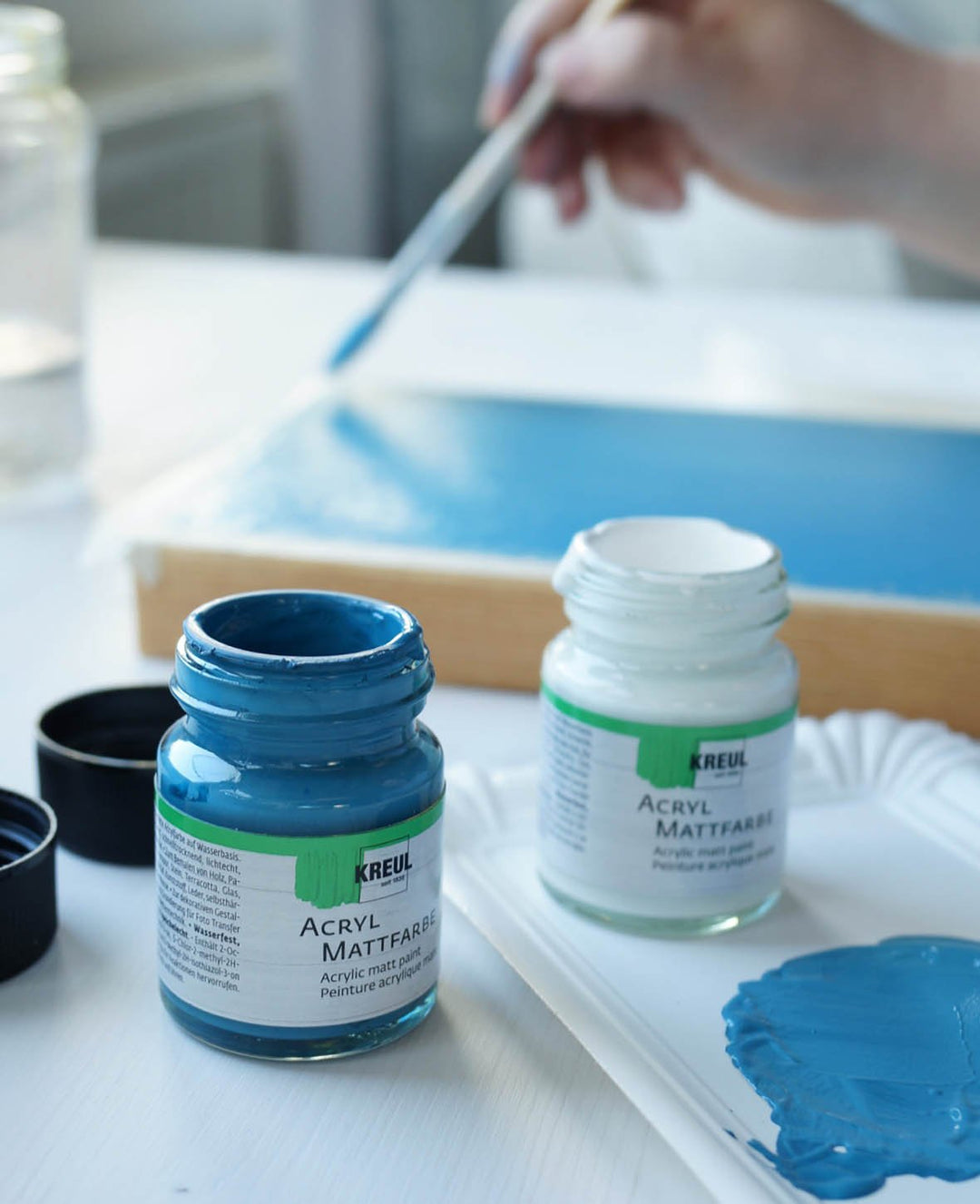 KREUL Acrylic Matte Paint, Ochre, 50 ml
