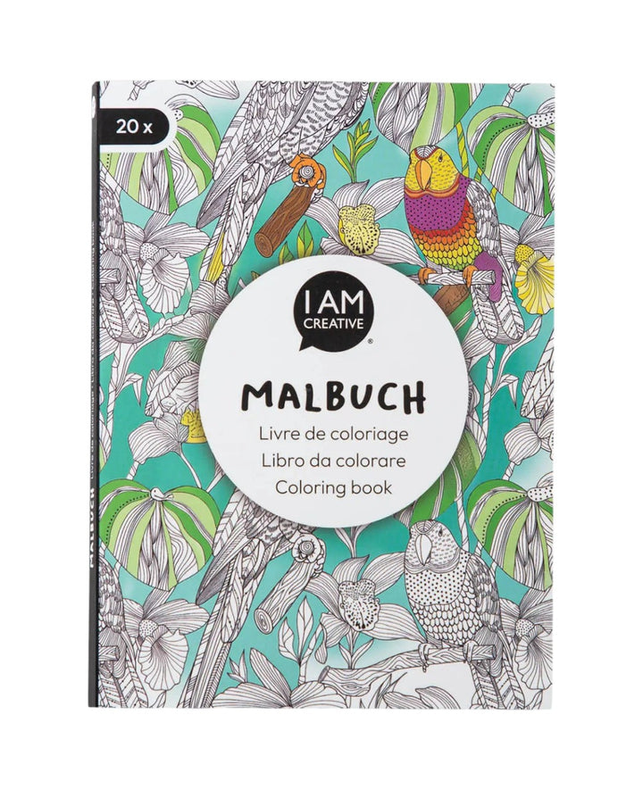 Ausmalbuch Natur aus FSC-Papier, 10.5 × 14.5 cm, 20 Seiten
