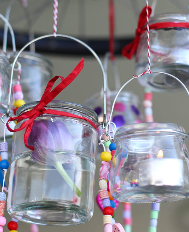 Edelbast glänzend, Pink, 20 m