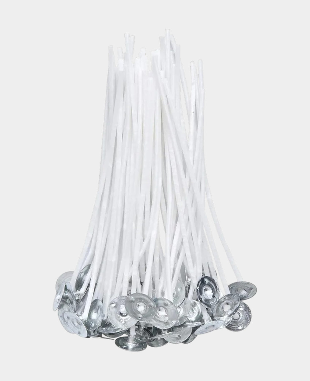 Cotton Candle Wick DIY Round Wick, 15 cm, Set of 100