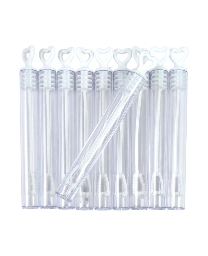 Heart-Shaped Bubble Tube Party Decoration, Set of 24