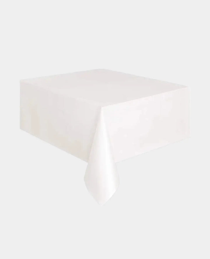 *(180x137cm) Deko Tischdecke Party Dekoration Tisch Tuch Uni Design - W