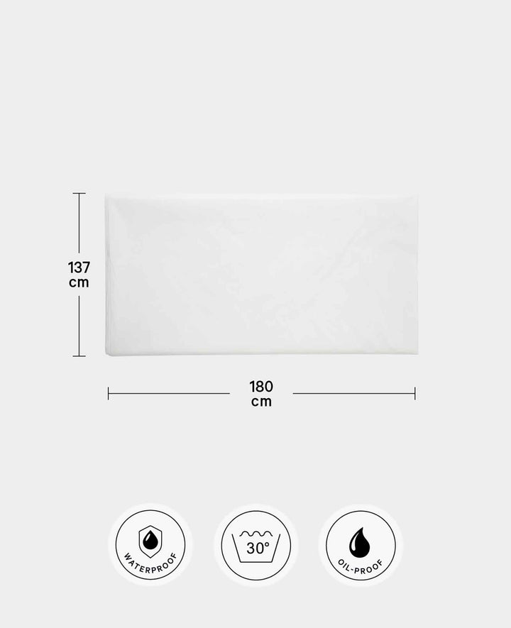 *(180x137cm) Deko Tischdecke Party Dekoration Tisch Tuch Uni Design - W