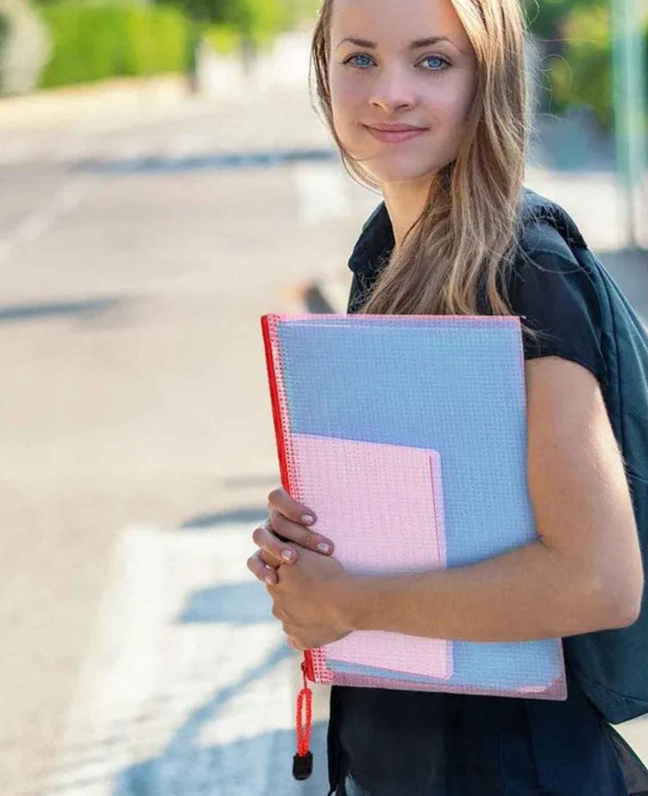 Pochette porte-documents A3 indéchirable avec fermeture éclair, 10 pces.