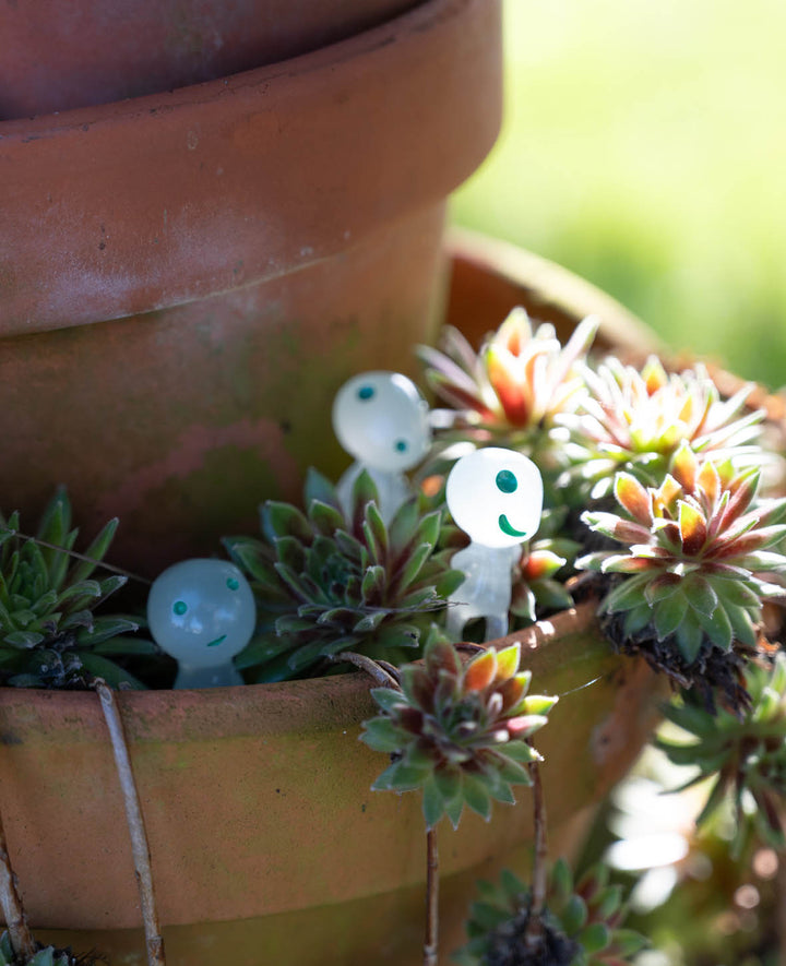Figurines extraterrestres fluorescentes Décoration de jardin lumineuse, verte, 10 pièces
